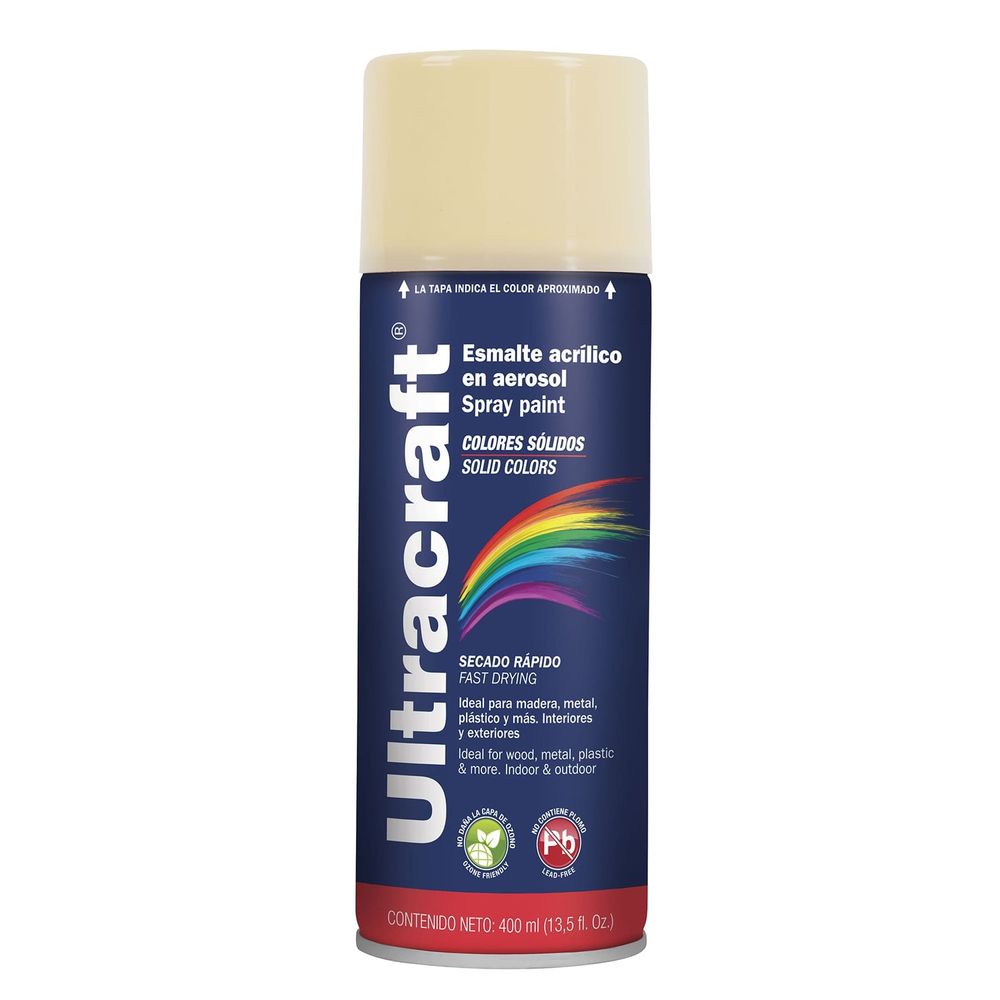 Pintura Spray Color Marfil Ultracraf 40025