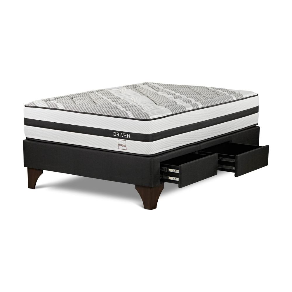 Cama Europea Con Cajones Driven 2 Plazas