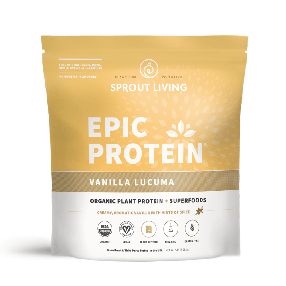 Sprout Living - Proteína Vegana Epic Protein Vainilla Lucuma 5lb