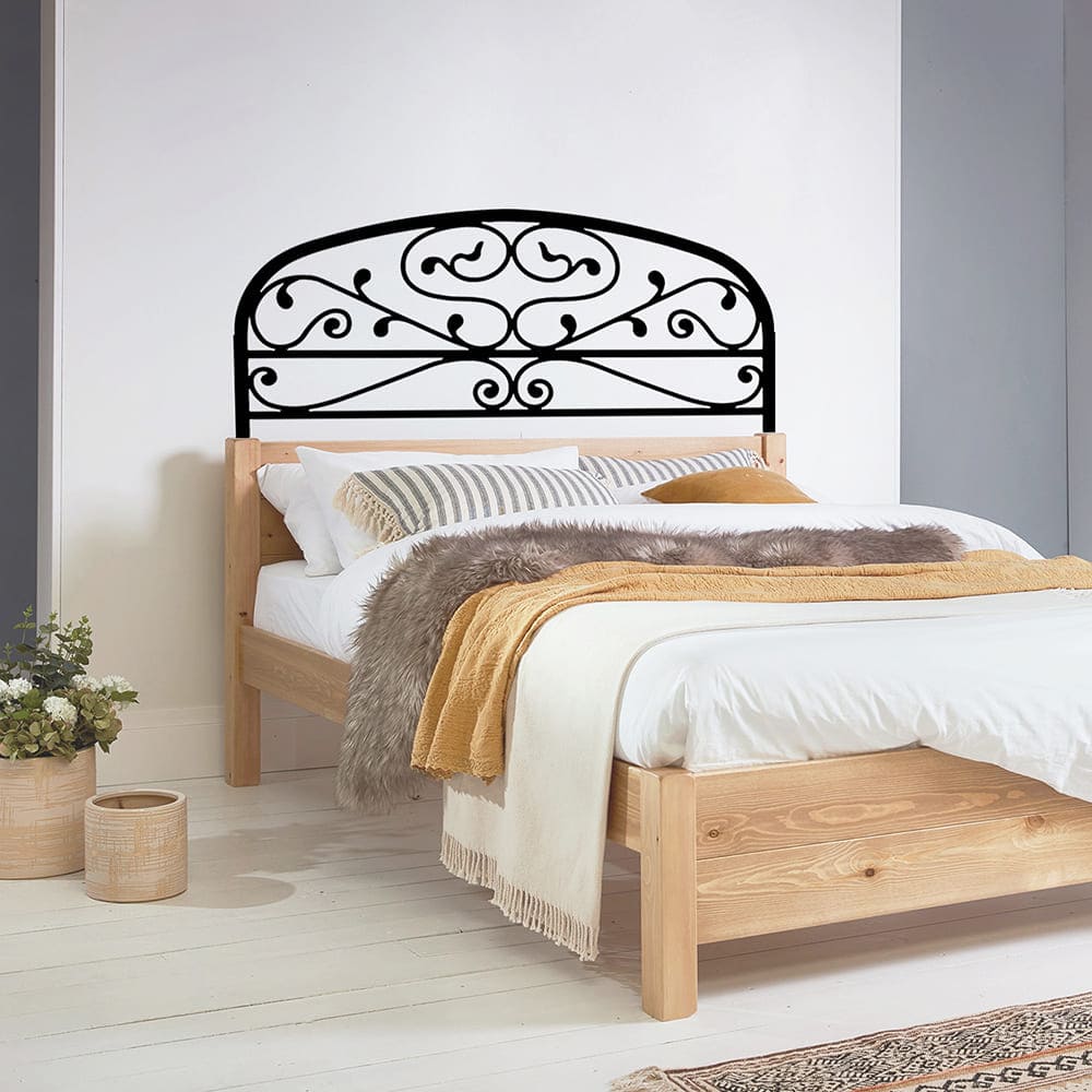 Vinilo Decorativo Stickart Cabecero Clásico Pequeño Sticker Dormitorio