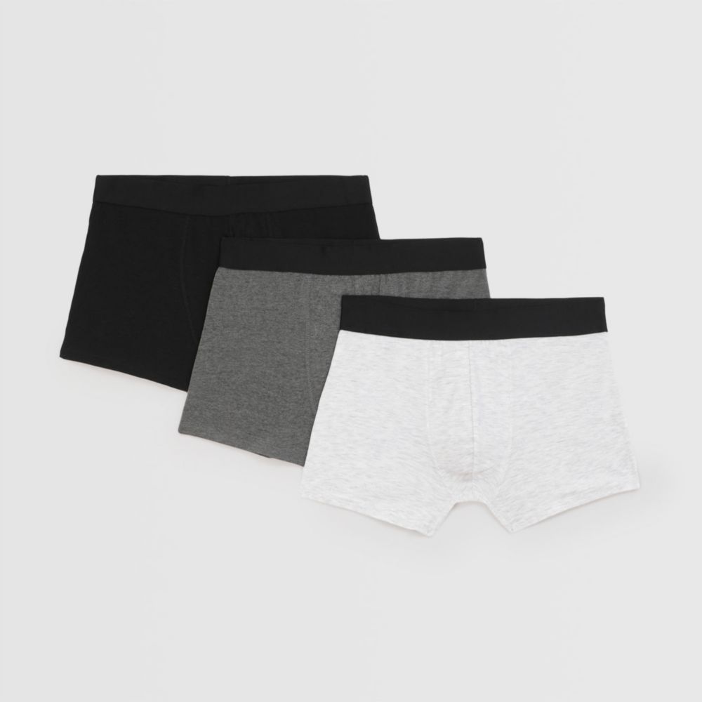 Boxer Pack X 3 Madison Negro3 Hombre