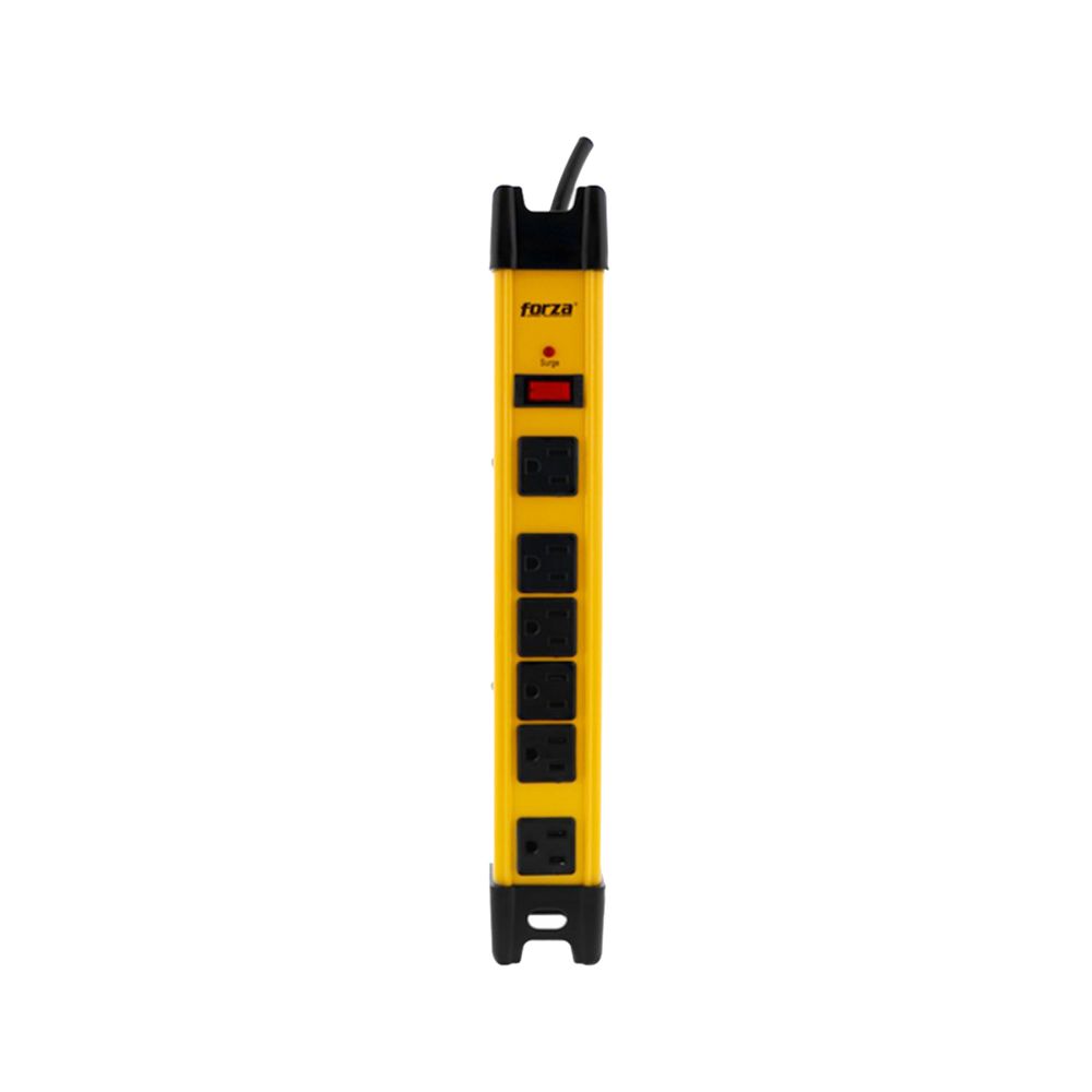 Forza Supresor de Picos Fsp 806 Metalico 2200w 1200j 15a 6 Tomas