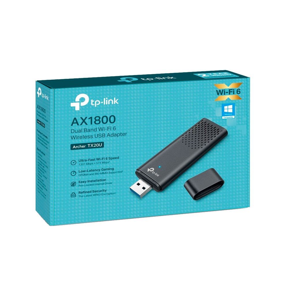 Adaptador USB Wifi Tp Link Archer TX20U Wi Fi 6 AX1800 Oechsle