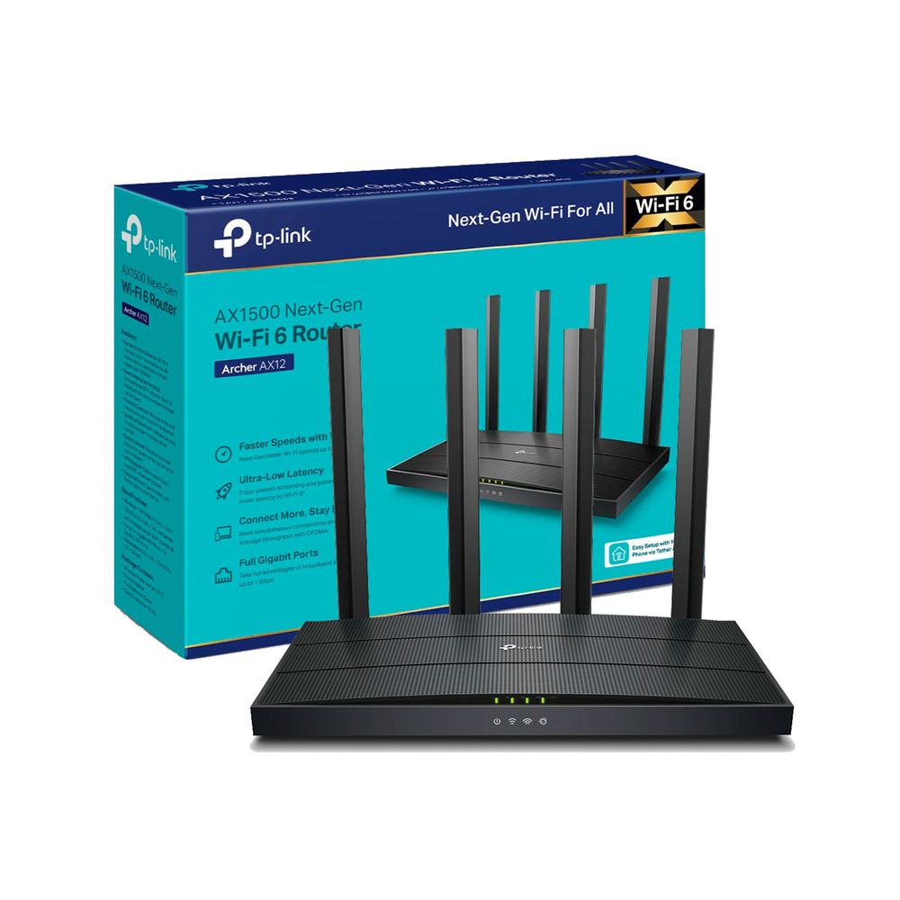 Router Tp Link Archer AX12 Wifi 6 Dual Band AX1500