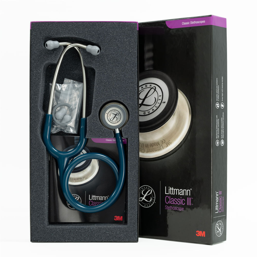 Estetoscopio Littmann® Classic III™ Azul Caribe Código 5623