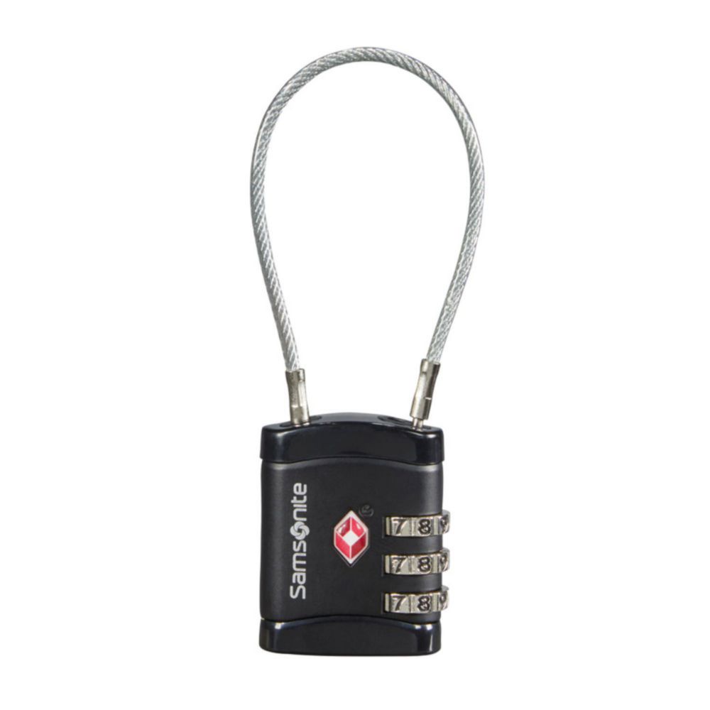 Candado Cablelock 3 Dial Tsa Global Ta Black