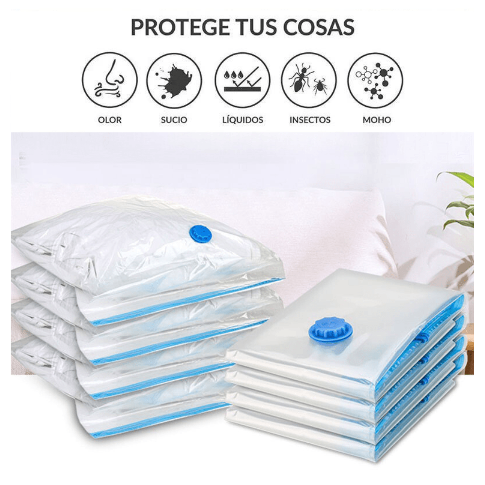 Bolsas Compresoras al Vacío 60x80 Pack x 4 Unidades
