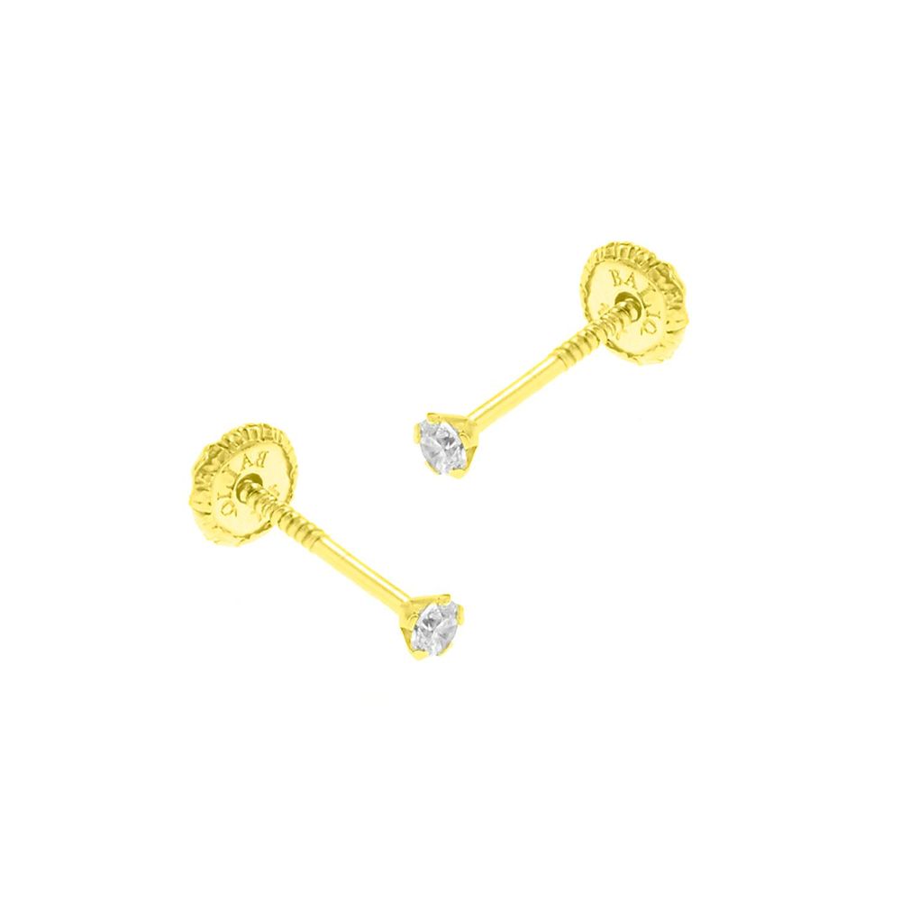 Aretes Baliq Luminoso Oro 18K