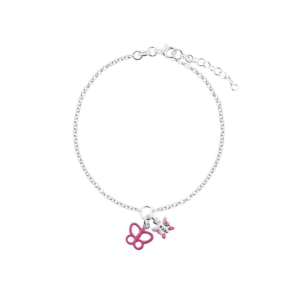 Pulsera Baliq Butterflies Niña Plata 925
