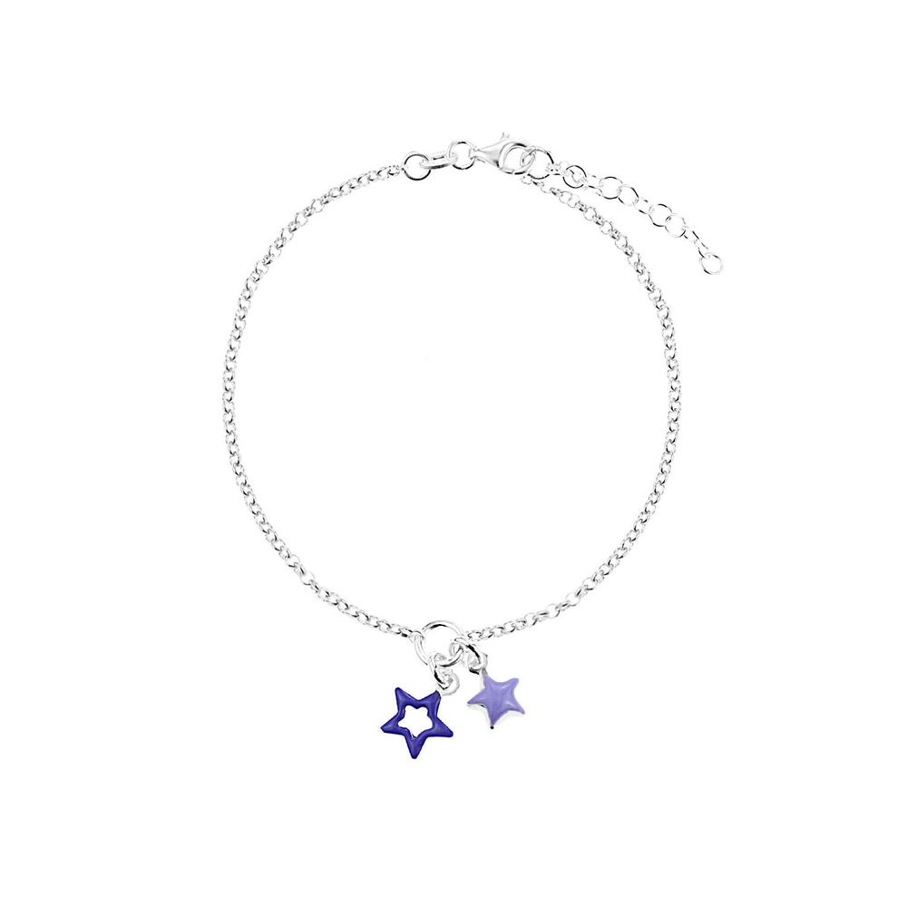 Pulsera Baliq Stars Niña Plata 925