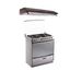Cocina Speciale 5 Hornillas Acero + Campana CK901NE Gris