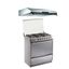 Cocina Tremare 6 Hornillas Acero + Campana N5 90 Acero
