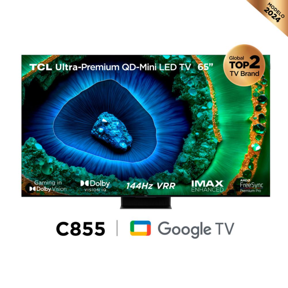 Televisor TCL 65"" 65C855 QD-MiniLED Google Tv