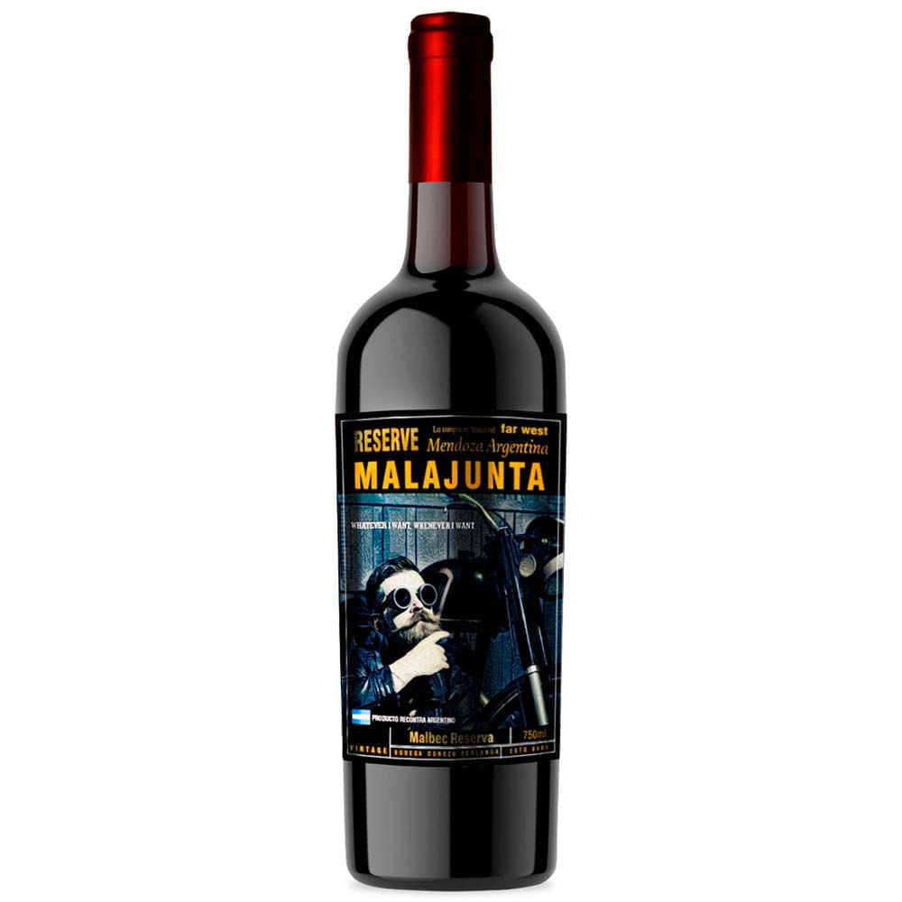 Vino Tinto MALAJUNTA Reserva Malbec Botella 750ml