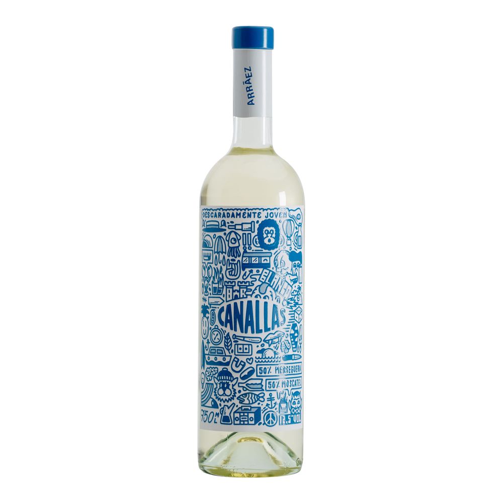 Vino Blanco CANALLAS Blend Botella 750ml