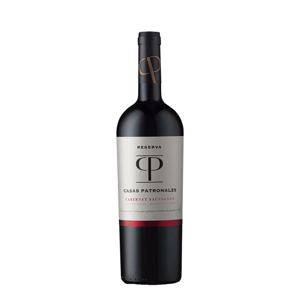 Vino Tinto CASAS PATRONALES Reserva Cabernet Savignon Botella 750ml