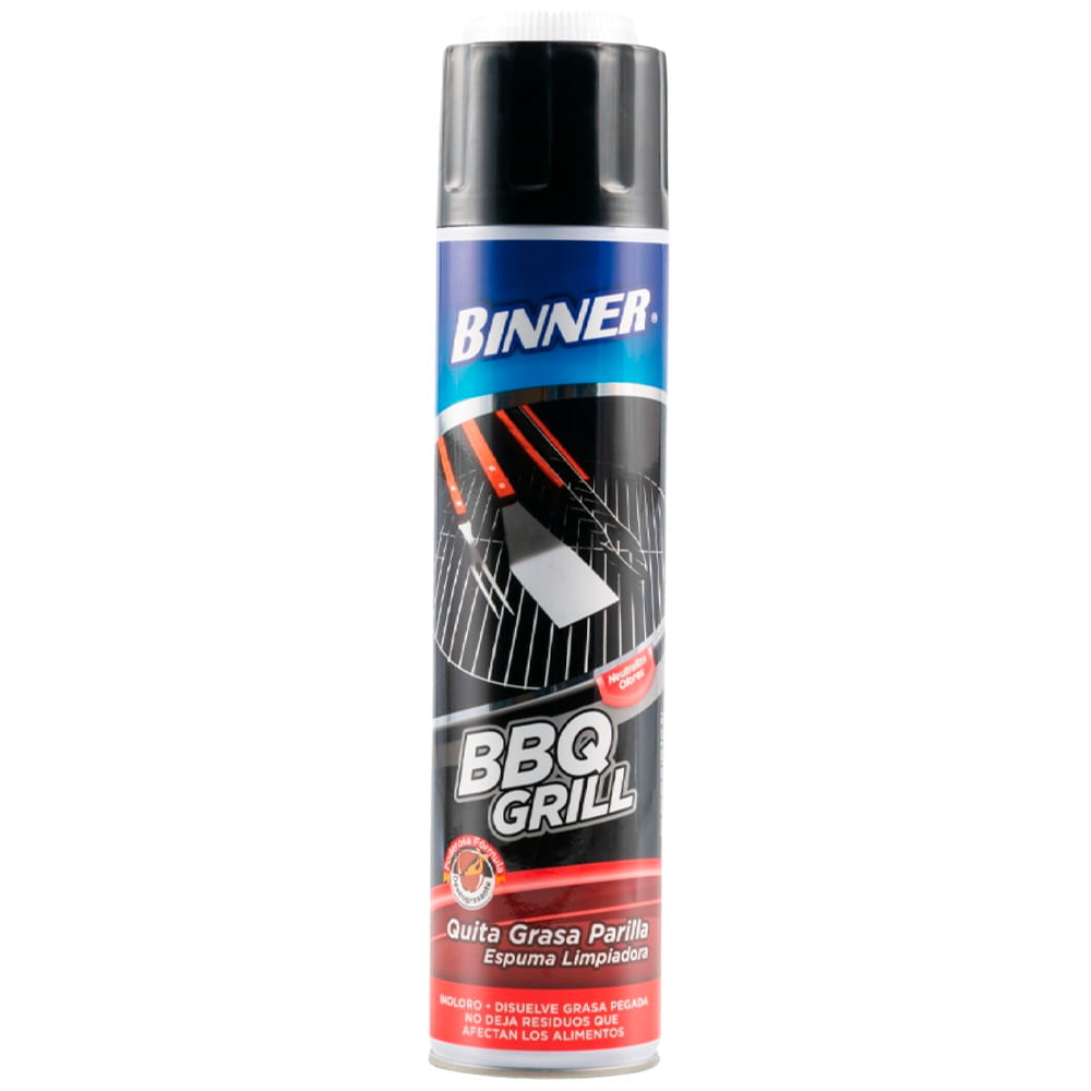 Quitagrasa BINNER para Parrillas y BBQ Aerosol 600ml