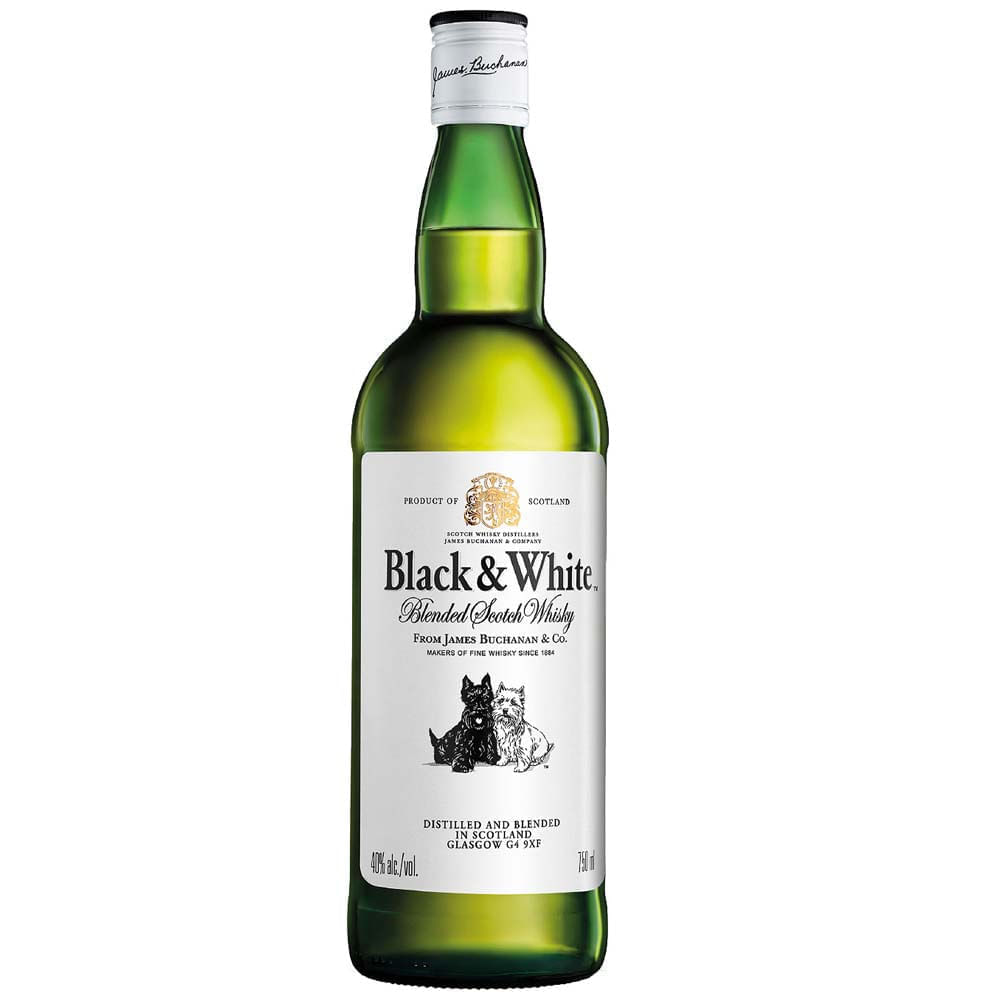 Whisky BLACK & WHITE Botella 750ml
