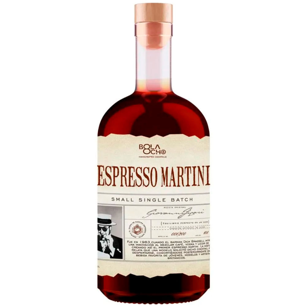Licor BOLA OCHO Espresso Martini Botella 500ml