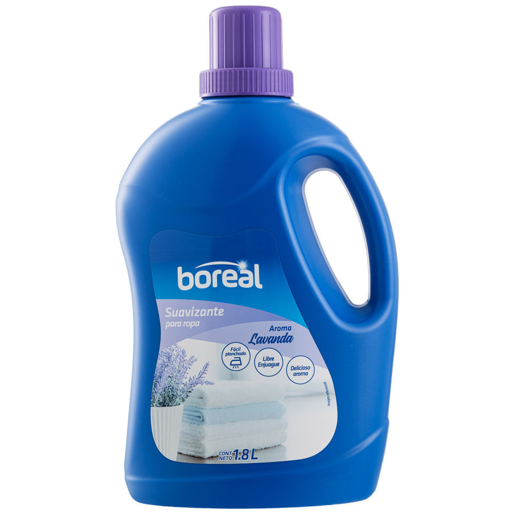Suavizante Libre Enjuague BOREAL Lavanda Botella 1.8L