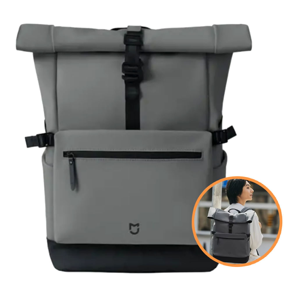 Mochila XIAOMI Mijia Curled Casual Shoulder Bag - Rock lime