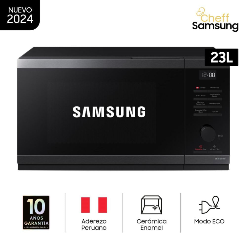 Horno Microondas Samsung MS23DG4504AGPE 23L Negro