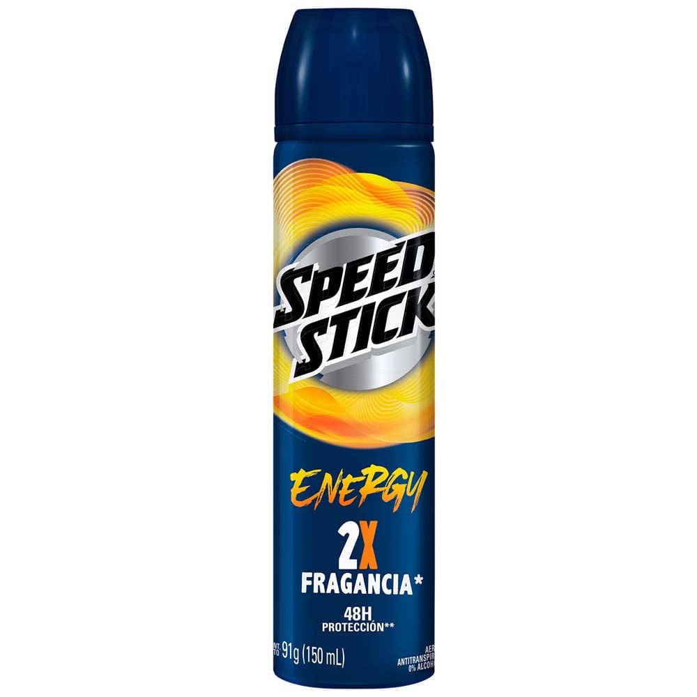 Desodorante para Hombre en Aerosol SPEED STICK Energy Frasco 150ml