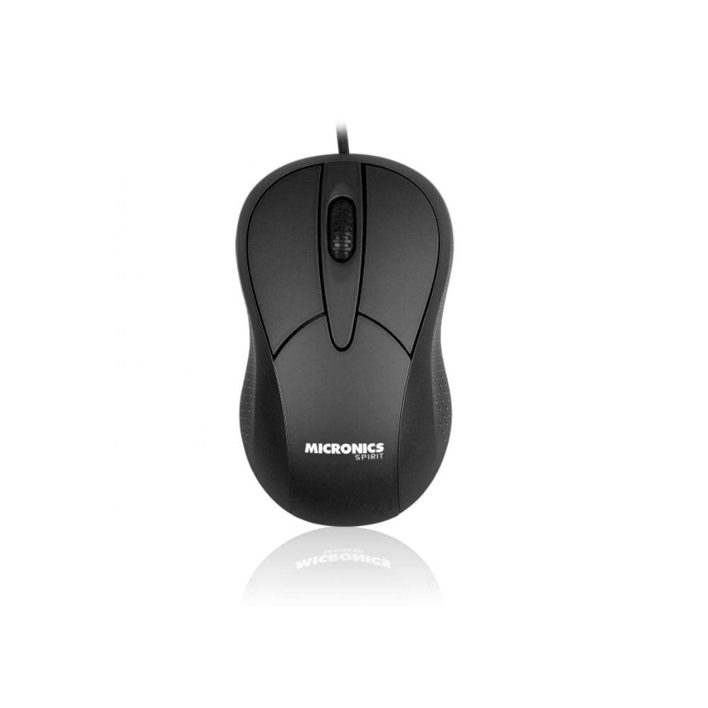 Mouse Óptico Micronics Spirit 1000 Dpi Mic M657 Negro