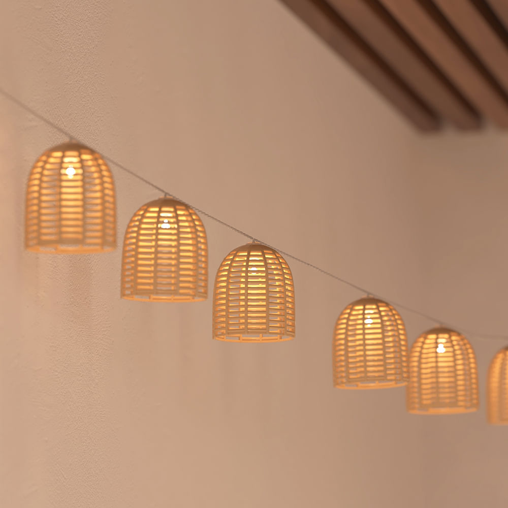 Guirnalda Solar Atmosphera Modelo 190613 Beige de Polipropileno