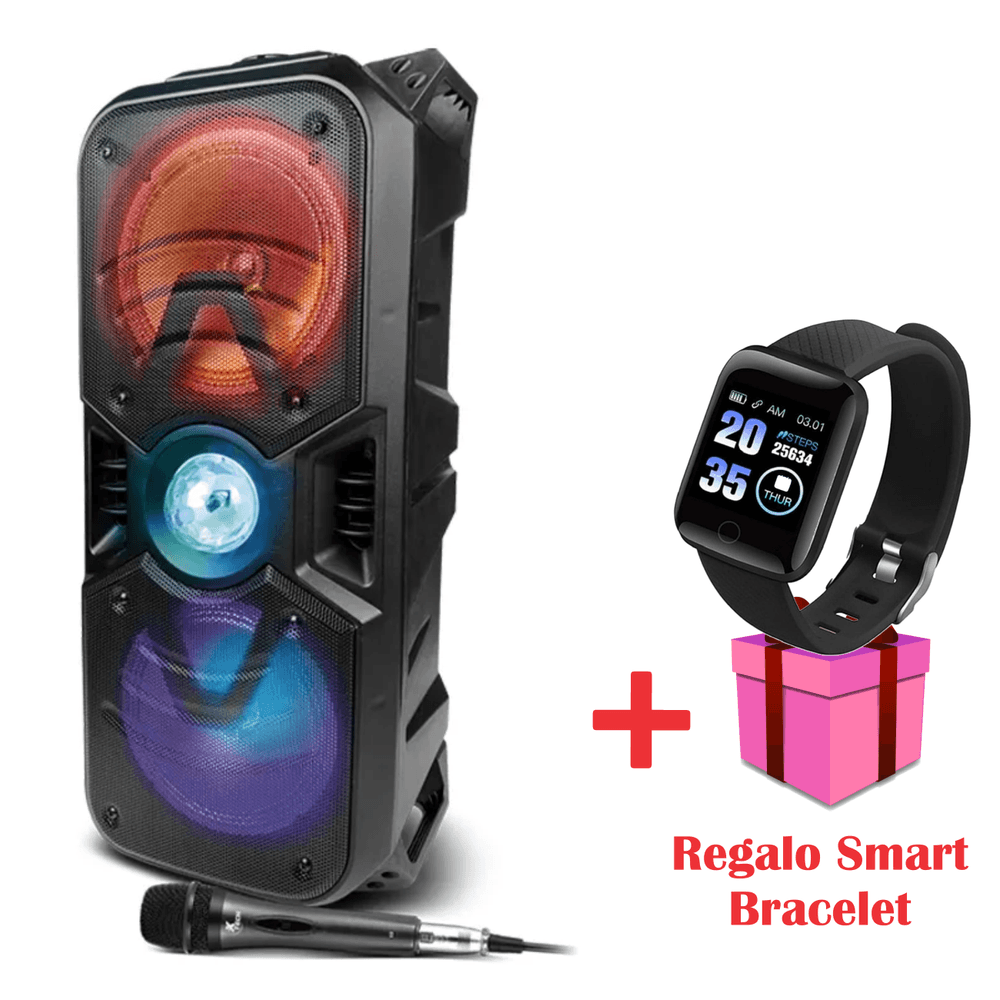 Parlante Bluetooh Xtech XTS-702 Karaoke para Fiestas