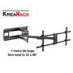 Rack-para-Tv-40-a-80--Brazo-Largo-Un-Metro-Plegable-Krearack-Negro