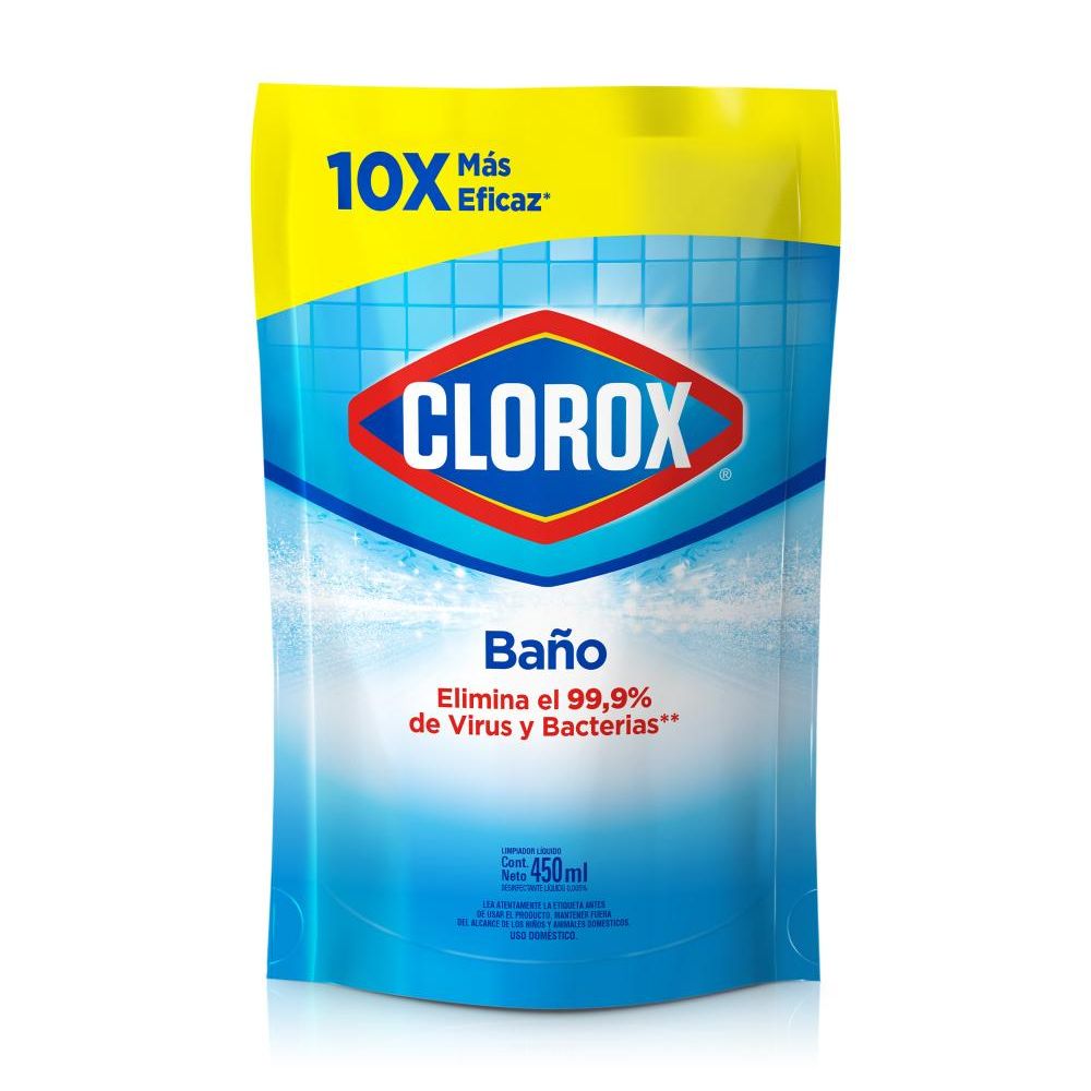 Limpiador Clorox Baño Doypack 450ml