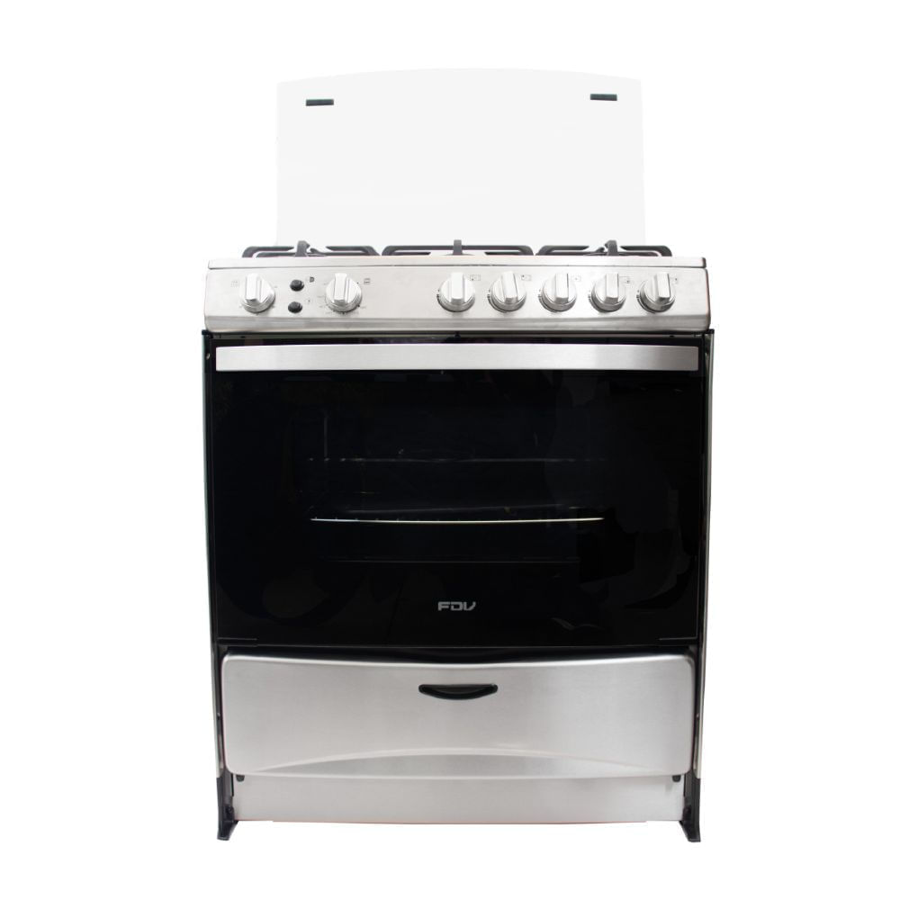 Cocina de Pie FDV Expert 76 a Gas 5 Hornillas Acero Inoxidable