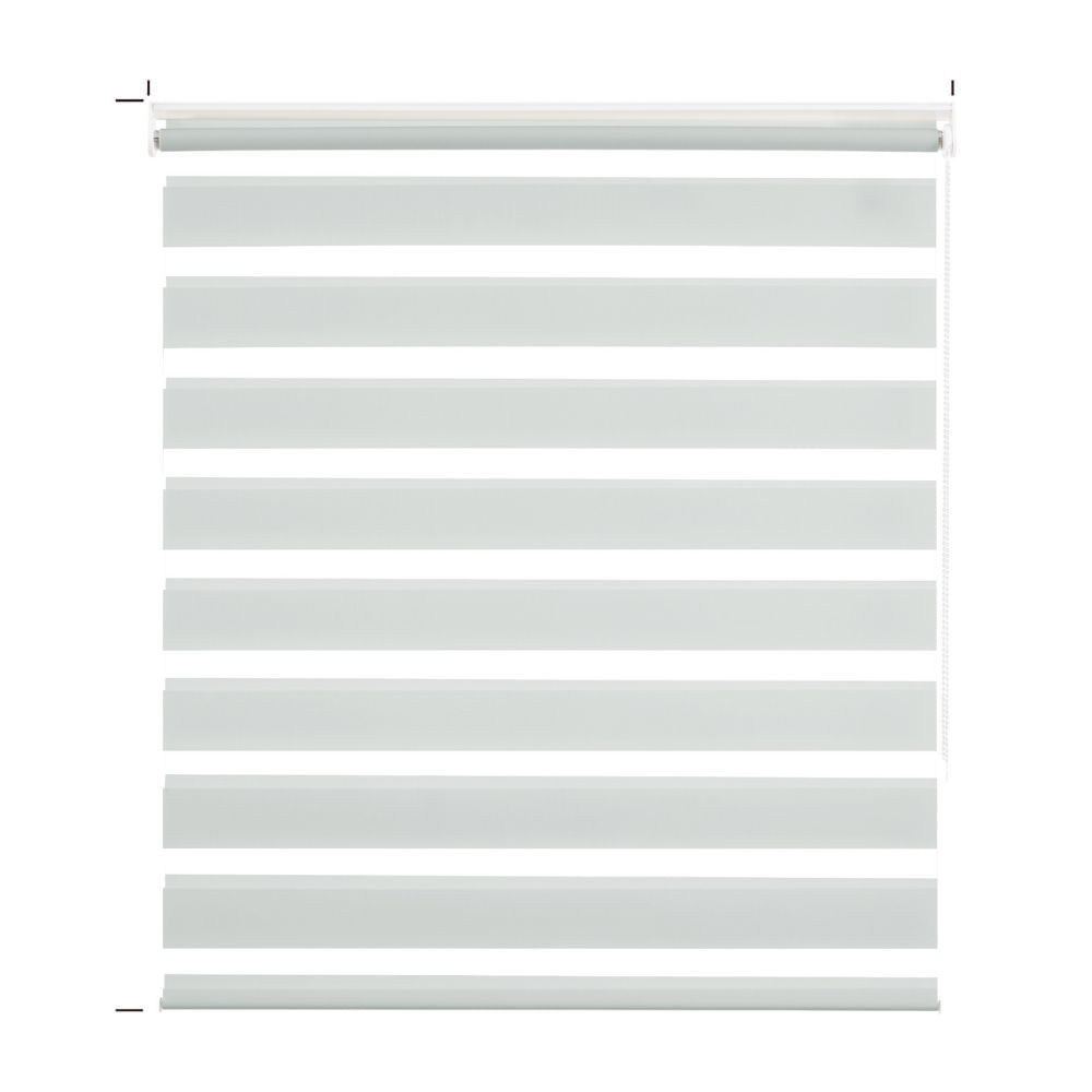 Cortina Roller Día/Noche Lumina Gris Granit 160/156x160cm Inspire