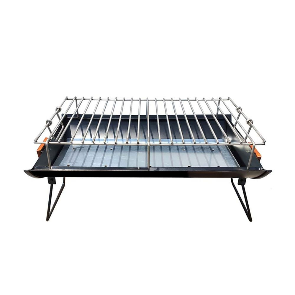 Parrilla al Carbón Portátil Plegable Meat Master 58x28x31cm