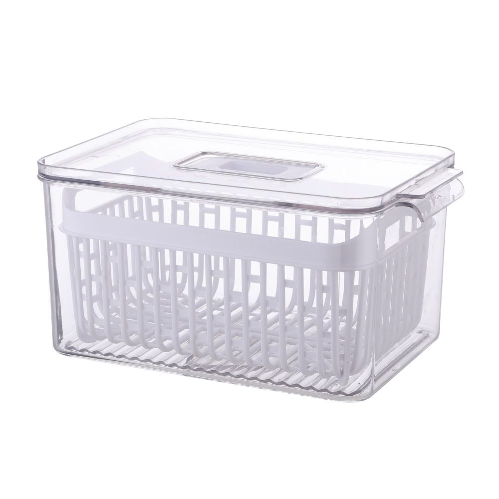 Contenedor con Cesta Polietileno 24x15.5x12.3cm Top Chef Orange