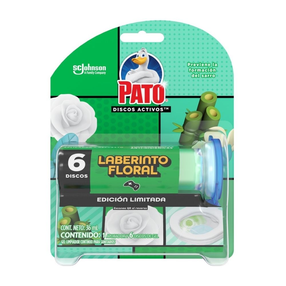 Desinfectante Pato Discos Laberinto Frutal 36ml