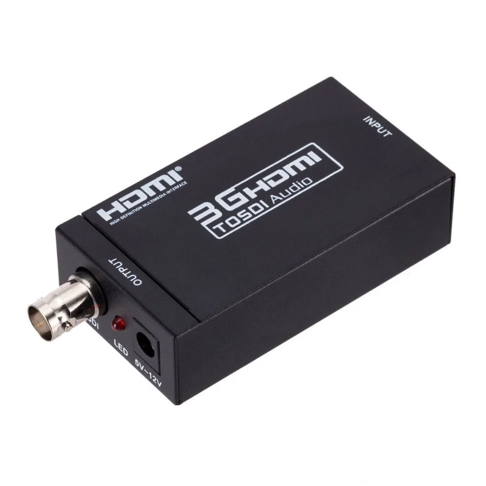 Convertidor HDMI a SDI Metálico 1080p Camaras BNC HD-SDI3G-SDI