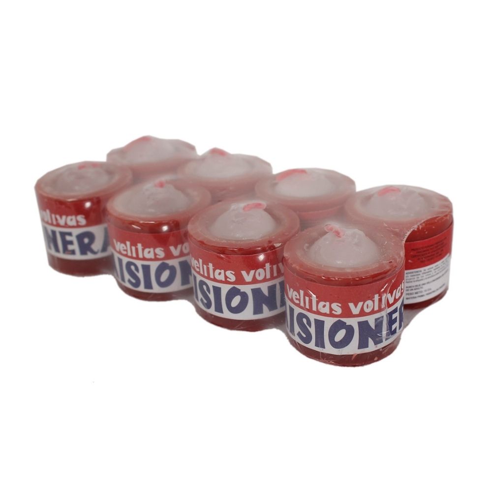 Vela de Cera Misionera Tipo 10 Pack de 8 Unidades