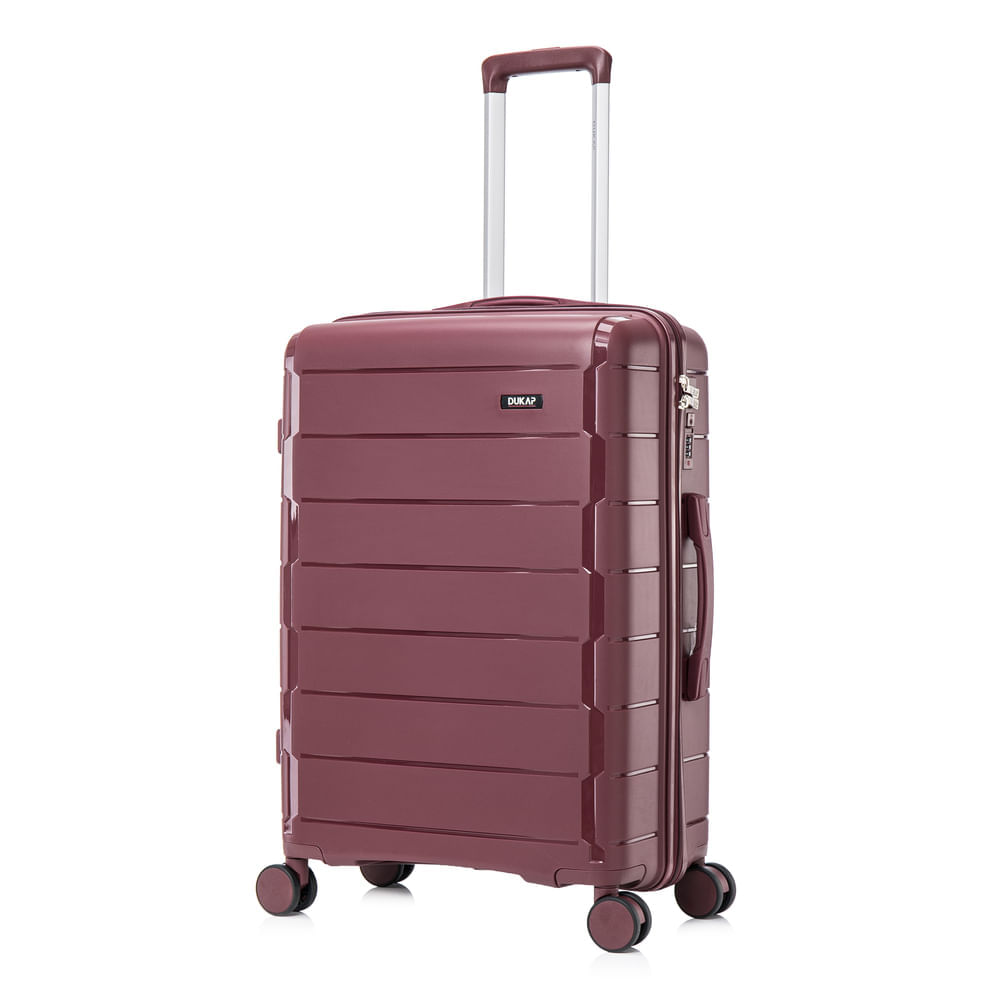 Maleta Mediana Dukap Monaco Vino Oscuro - MOMVO