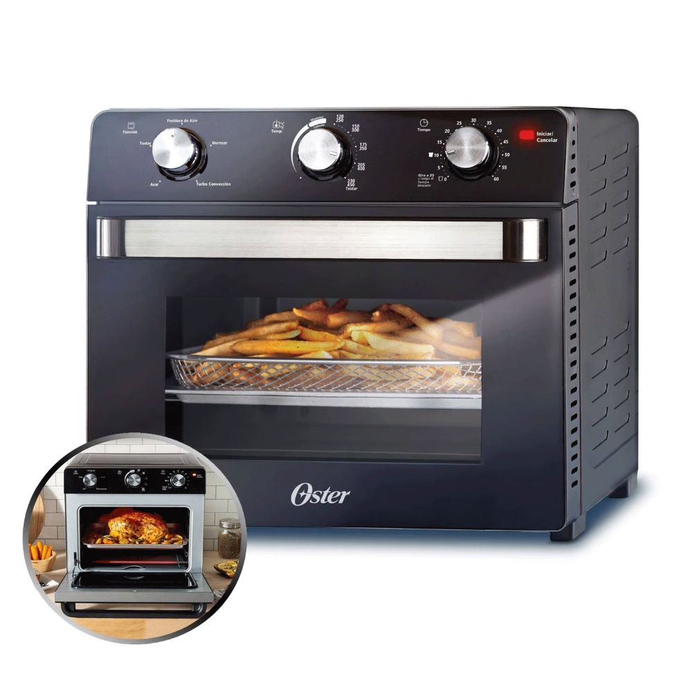 Horno con freidora de aire Oster® TSSTTVMAF1NS de 22 litros