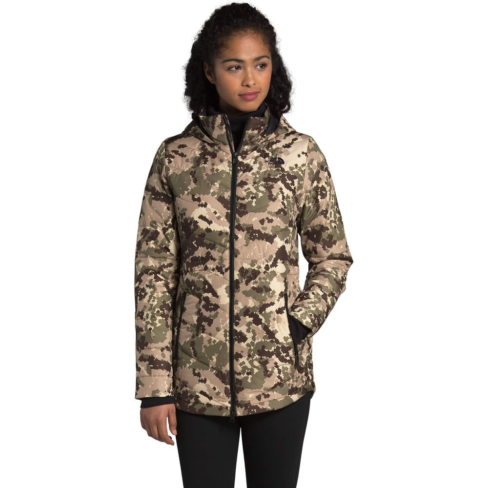 Casaca The North Face larga para mujer Militar M