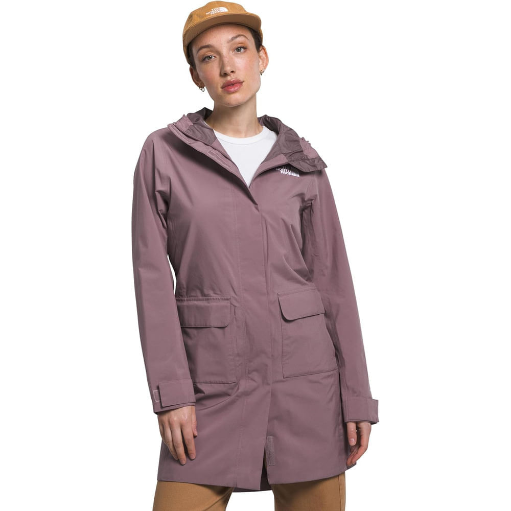 Casaca The North Face impermeable para mujer Gris Pardo S