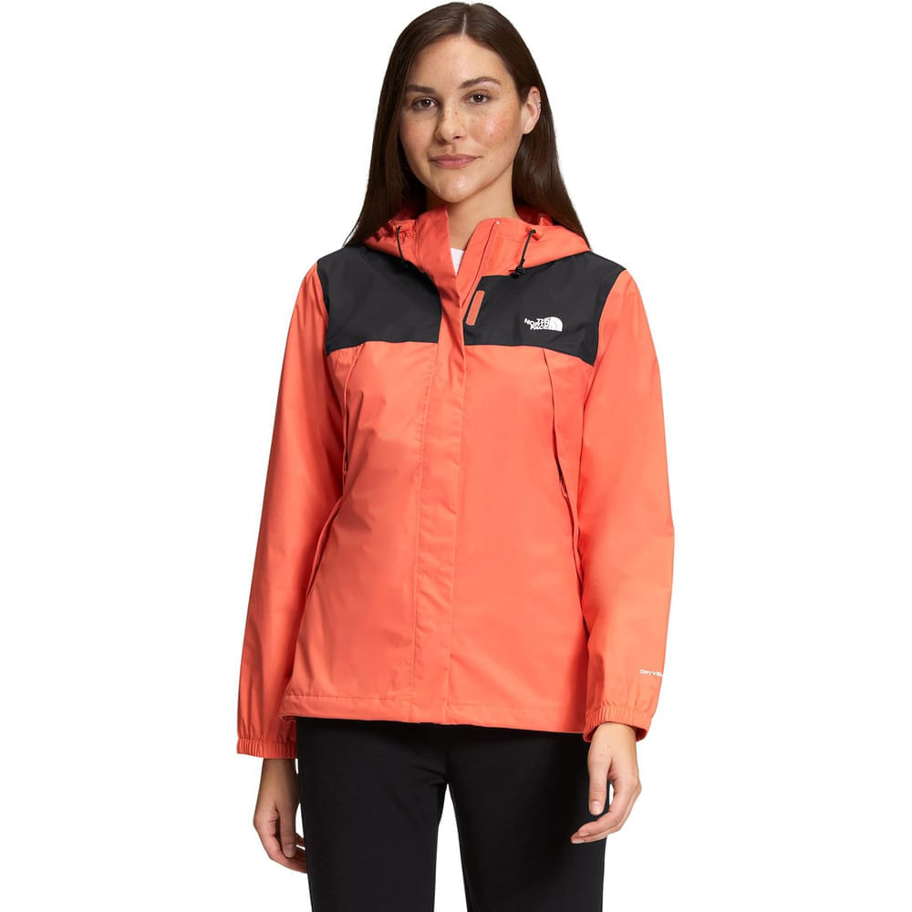 Casaca The North Face impermeable para mujer Coral XL