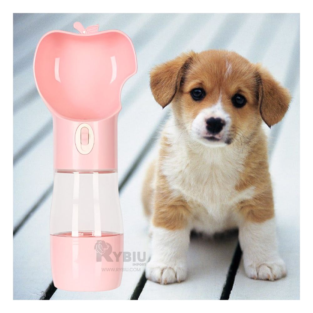 Dispensador de Agua para Perros en Color Rosado Y+Agendita