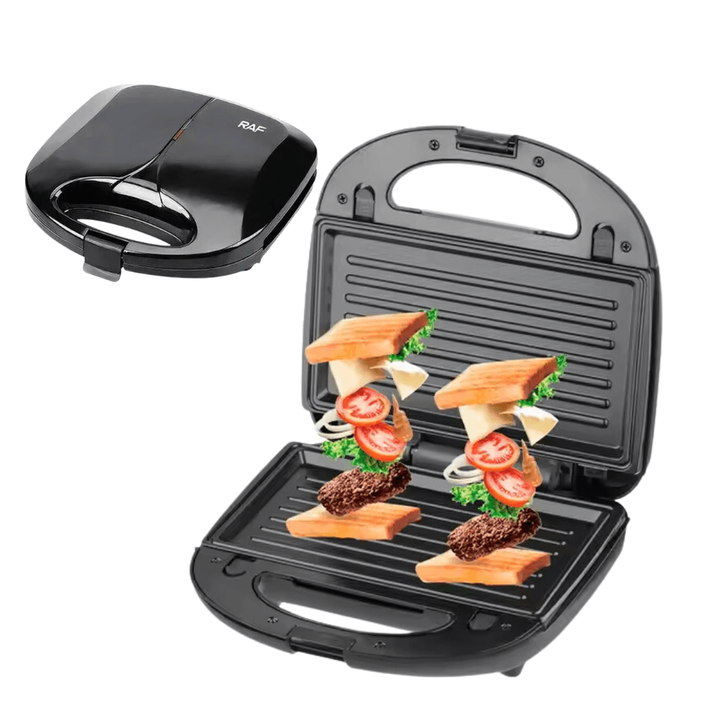 Maquina RAF Sandwichera Parrilla Multifuncional 850W RAF R239