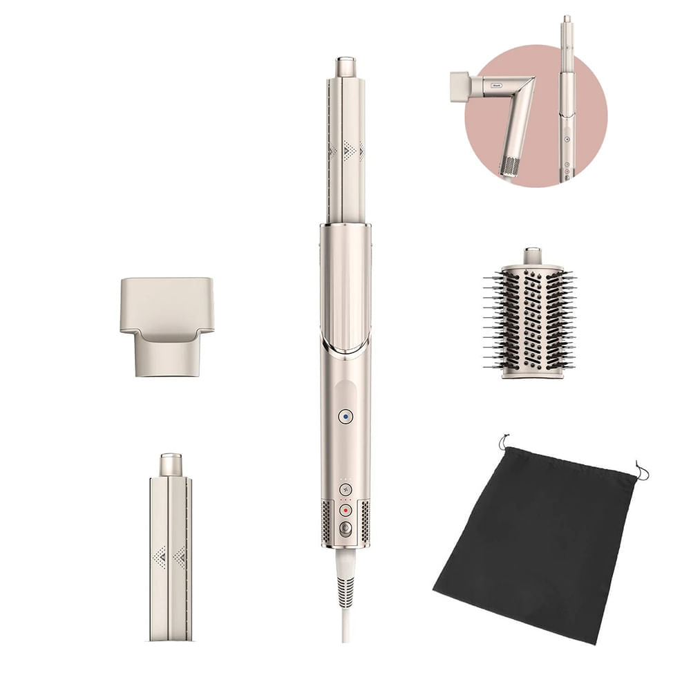 Shark FlexStyle | Moldeador y Secador — Set 3 en 1 Champagne - 220 V (Voltaje Perú)