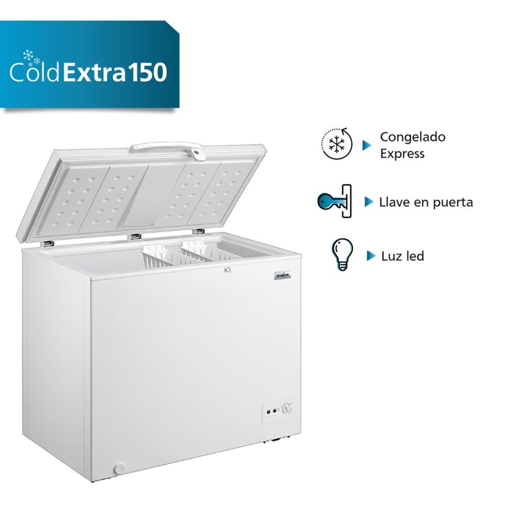 Congelador Mabe 290 L Frost CHM300PB2 Blanco
