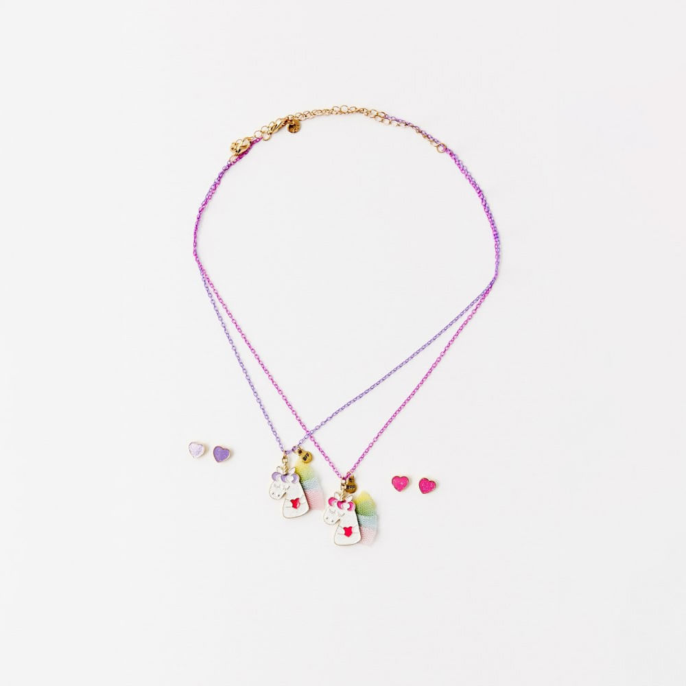 Set Sfera Mujer Collar Bff Multicolor