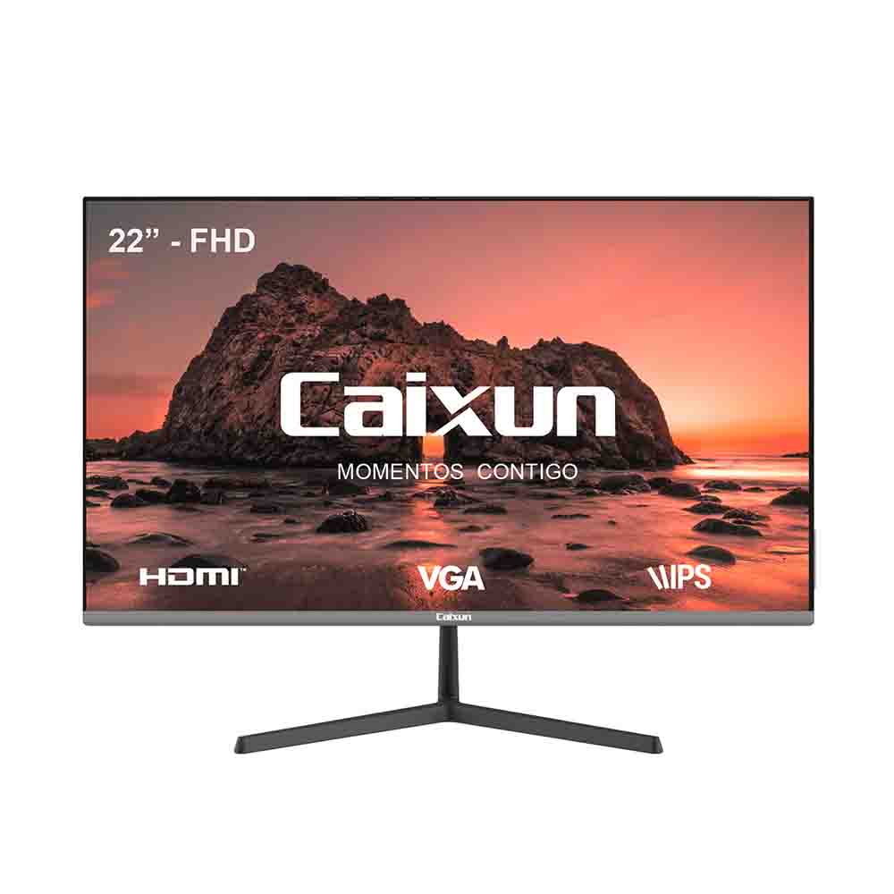 Monitor Caixun 22"" C22X3F Plana Full HD Panel IPS 75Hz 14ms